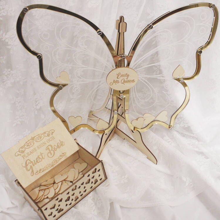 Other Event & Party Supplies Custom Sweet 16 Guestbook Alternative Butterfly Wedding Guest Book Quinceanera ButterflyOther
Other Event & Party Supplies Custom Sweet 16 Guestbook Alternative Butterfly Wedding Guest Book Quinceanera ButterflyOther
