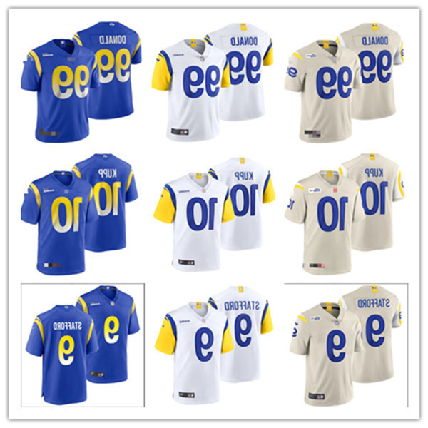 Men Women Youth Los Angeles''Rams''99 Aaron Donald 5 Jalen Ramsey 9 Matthew Stafford 10 Cooper Kupp 3 Odell Beckham Jr. Football Jerseys, Colour
Men Women Youth Los Angeles''Rams''99 Aaron Donald 5 Jalen Ramsey 9 Matthew Stafford 10 Cooper Kupp 3 Odell Beckham Jr. Football Jerseys, Colour