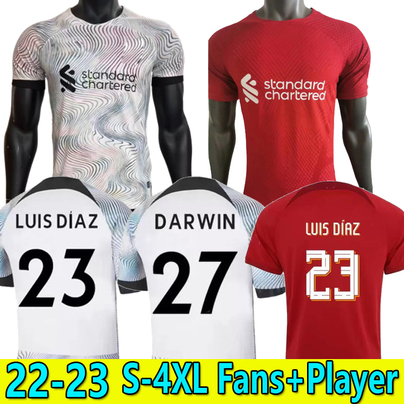 S-4XL Fans Player version 22 23 LUIS DIAZ DARWIN soccer jerseys ALEXANDER-ARNOLD Home Away MEN Women 2022 2023 club football shirts Camisa de futebol camiseta uniform
S-4XL Fans Player version 22 23 LUIS DIAZ DARWIN soccer jerseys ALEXANDER-ARNOLD Home Away MEN Women 2022 2023 club football shirts Camisa de futebol camiseta uniform