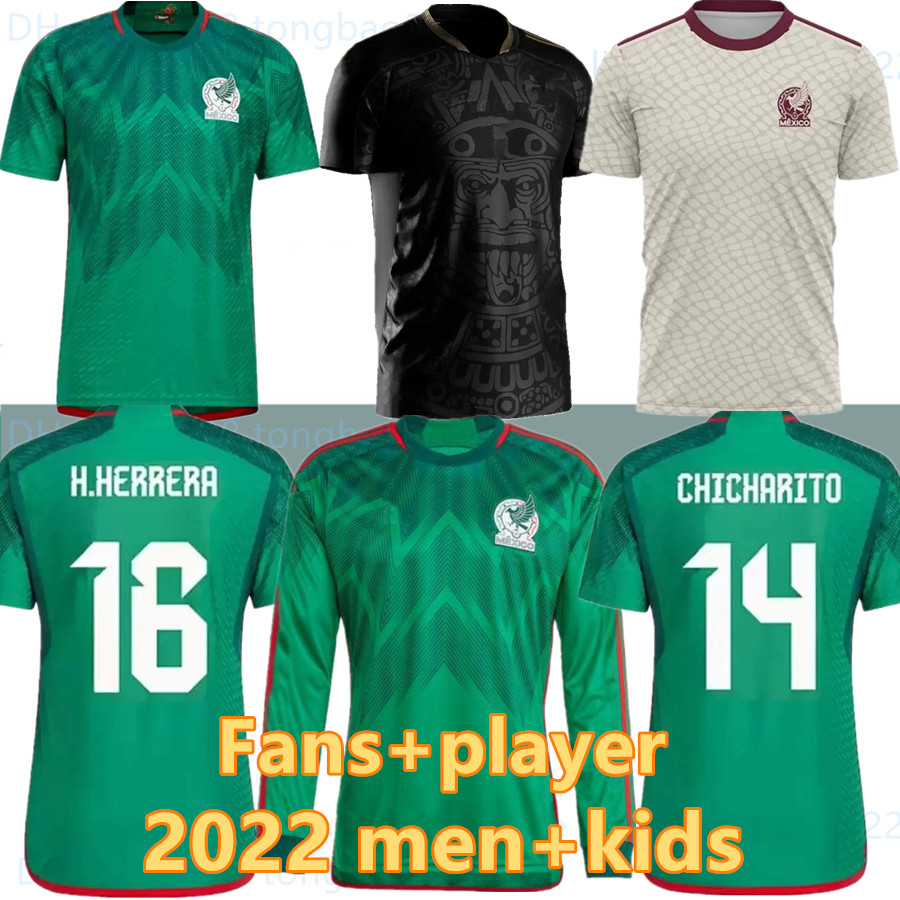 World 2022 Cup Mexico soccer jersey fans player version H.LOSANO CHICHARITO G DOS SANTOS RAUL 22 23 football shirt tops men and kids women sets uniform long sleeves, 2022 player
World 2022 Cup Mexico soccer jersey fans player version H.LOSANO CHICHARITO G DOS SANTOS RAUL 22 23 football shirt tops men and kids women sets uniform long sleeves, 2022 player