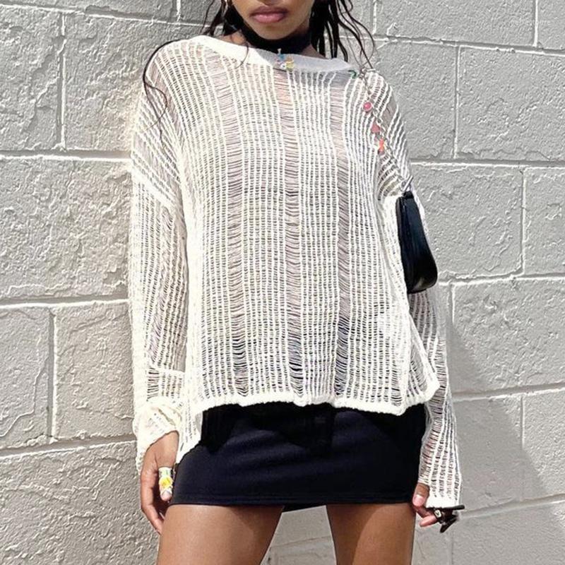 Women' Sweaters Harajuku Vintage Oversized Tops Hollow Out Knit Pullovers Streetwear See-through Loose Style Autumn KnitwearWomen' Perf22, White
Women' Sweaters Harajuku Vintage Oversized Tops Hollow Out Knit Pullovers Streetwear See-through Loose Style Autumn KnitwearWomen' Perf22, White