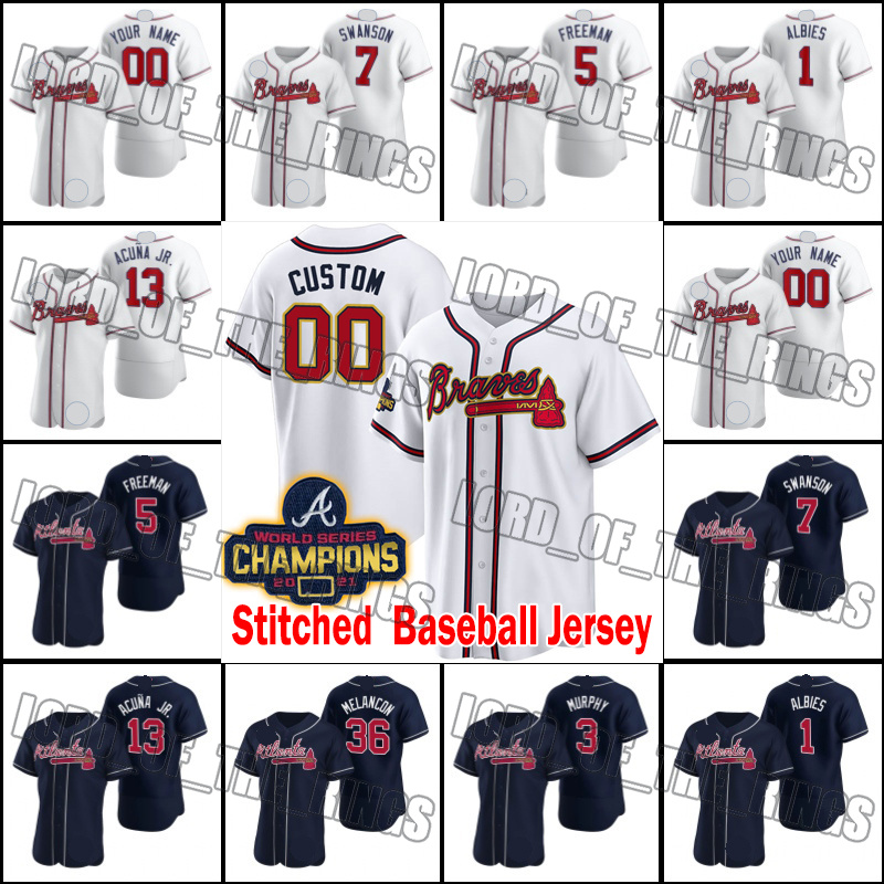 2022 World Series Champion Men Women youth Baseball jerseys Ronald Acuna Jr. Atlanta Marcell Ozuna Freddie Freeman Dansby Swanson Brave Deion Sanders Ozzie Albies, +patch man custom jersey (ys)
2022 World Series Champion Men Women youth Baseball jerseys Ronald Acuna Jr. Atlanta Marcell Ozuna Freddie Freeman Dansby Swanson Brave Deion Sanders Ozzie Albies, +patch man custom jersey (ys)