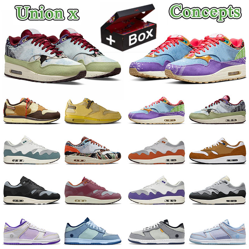 Concepts x Union Mens Womens Running Shoes with box Big Size US12 US13 Highten Outdoor Sport Sneaker A1 Far Out Sp Mellow Heavy Court Purple Blue Sneakers Trainers 46 47, E40 40-45 patta purple
Concepts x Union Mens Womens Running Shoes with box Big Size US12 US13 Highten Outdoor Sport Sneaker A1 Far Out Sp Mellow Heavy Court Purple Blue Sneakers Trainers 46 47, E40 40-45 patta purple
