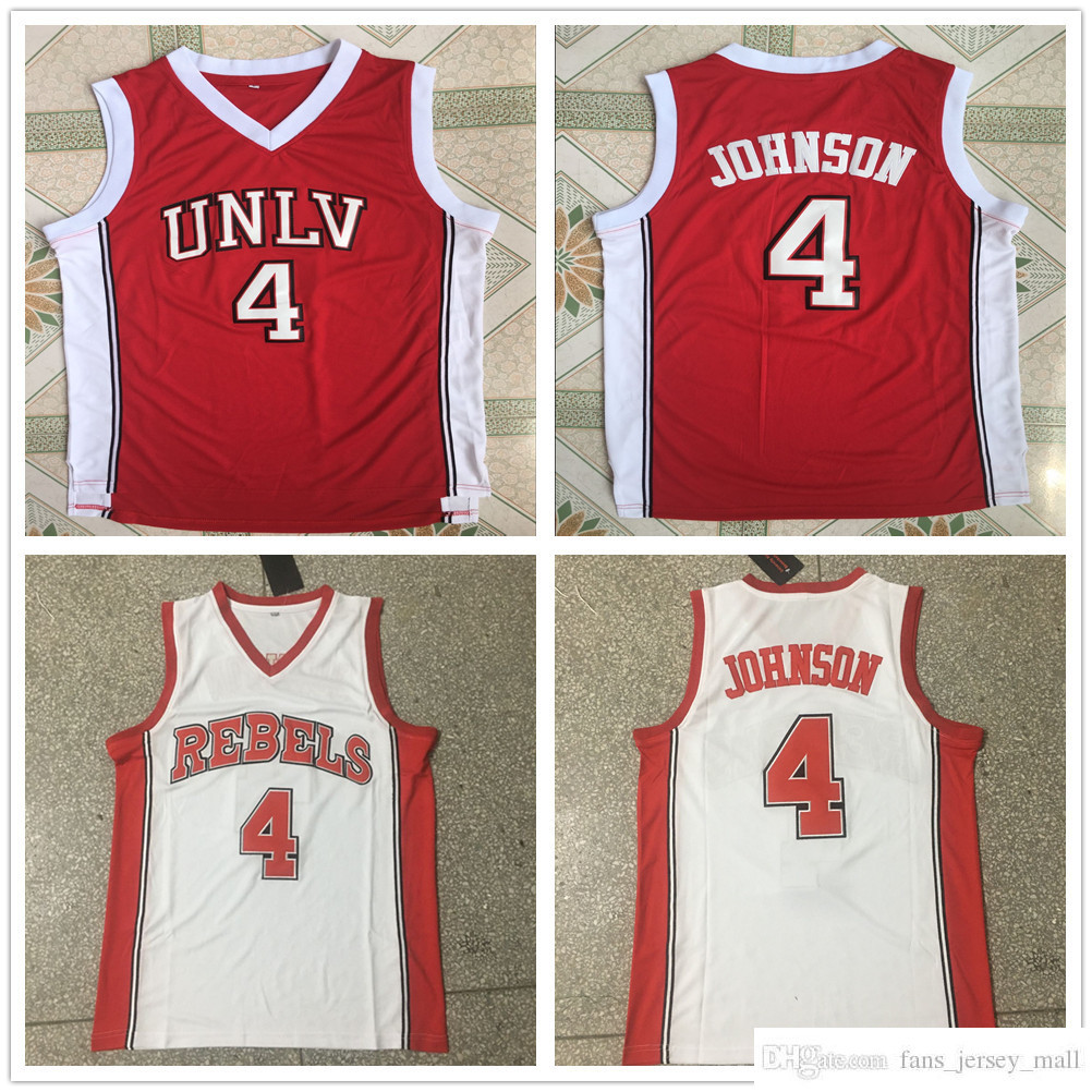 Stitched NCAA Vintage Basketball Jerseys College University of Nevada Las Vegas Larry 4 Johnson Jersey UNLV #4 Red Stitched Shirts S-2XL, White
Stitched NCAA Vintage Basketball Jerseys College University of Nevada Las Vegas Larry 4 Johnson Jersey UNLV #4 Red Stitched Shirts S-2XL, White