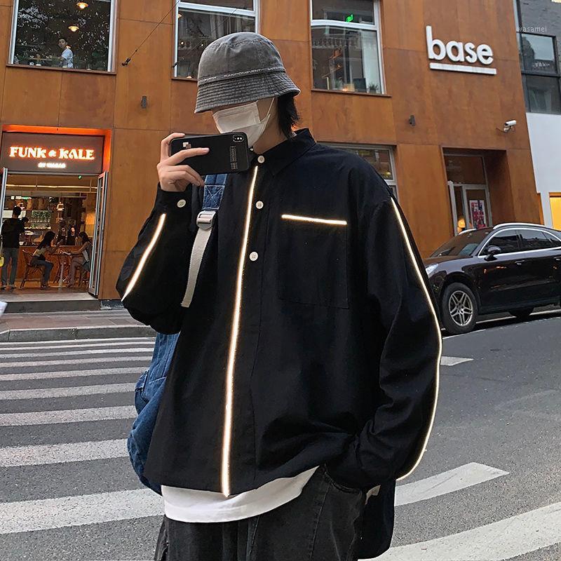 Men's Shirt 2022 Autumn Slim Luminous Letter Printed Long-sleeve Relaxed Casual Personality Youth Wear Shirts, Black
Men's Shirt 2022 Autumn Slim Luminous Letter Printed Long-sleeve Relaxed Casual Personality Youth Wear Shirts, Black