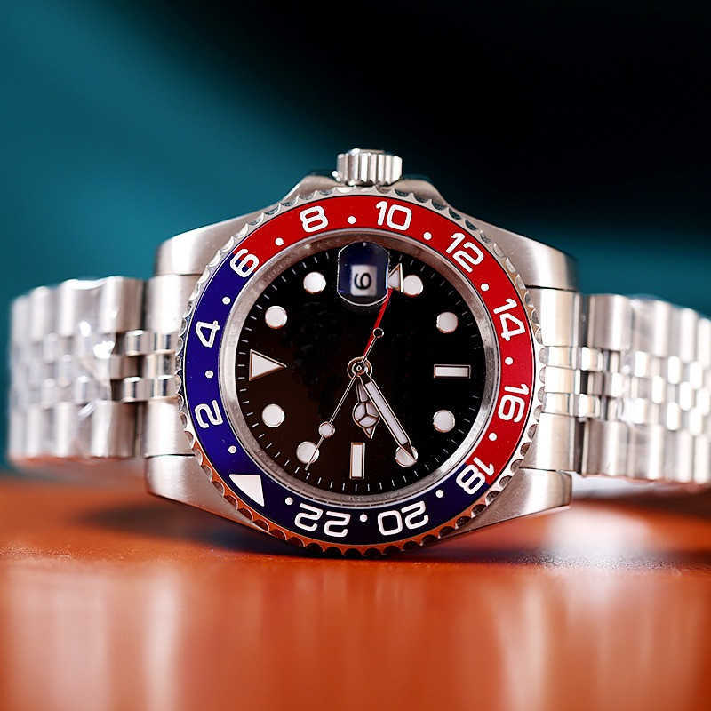 lmjli-Mens 40mm Watches Automatic Mechanical Watch Full Stainless Steel sliding clasp Blue Black Ceramic Sapphire WristWatches Super L1B, Colour 1
lmjli-Mens 40mm Watches Automatic Mechanical Watch Full Stainless Steel sliding clasp Blue Black Ceramic Sapphire WristWatches Super L1B, Colour 1