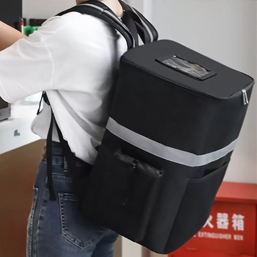 Professional Bags 38 L Takeaway Backpack Type Insulation Delivery Pack Pizza Bag Food Refrigerated Box Insulated Waterproof Suitcase Shoulde