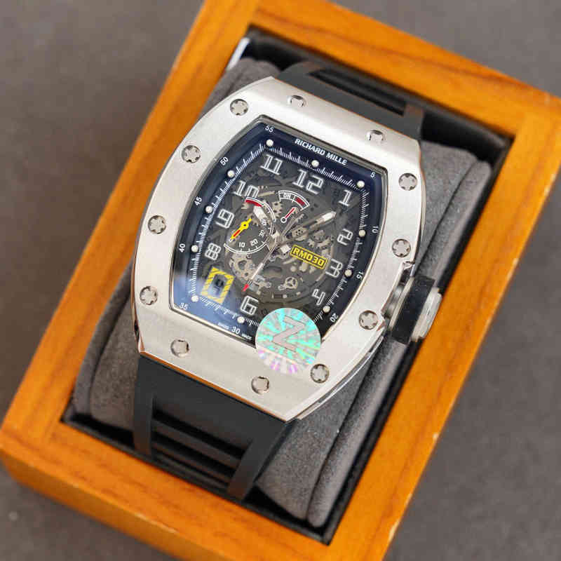 Luxury Mens Mechanics Watch Richa Mill r Multifunctional Watch Fully Automatic Mechanical Timing High-end Atmospheric, Black
Luxury Mens Mechanics Watch Richa Mill r Multifunctional Watch Fully Automatic Mechanical Timing High-end Atmospheric, Black