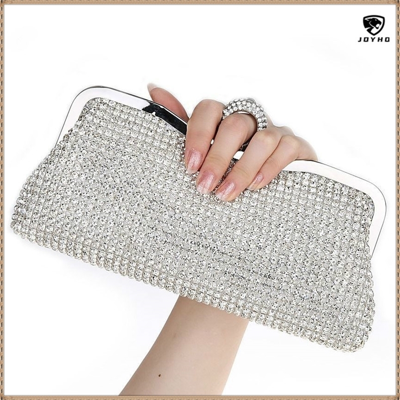 Diamonds Evening Bags Finger Ring Small Clutch Chain Shoulder Bag s Party Wedding handbags lady Evening Clutch Bags 220817