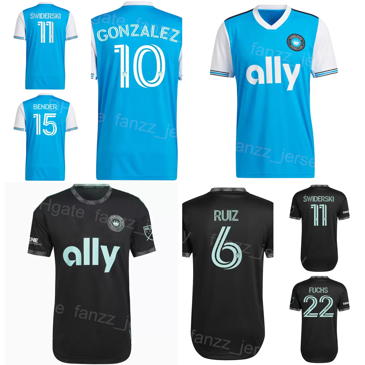 22-23 MLS Charlotte FC 22 FUCHS Soccer Jersey 15 BENDER 10 ORTIZ 8 ALCIVAR 9 SHINYASHIKI 4 CORUJO 1 KAHLINA 24 LINDSEY 13 BRONICO 11 SWIDERSKI Football Shirt Kits Sport, Blue
22-23 MLS Charlotte FC 22 FUCHS Soccer Jersey 15 BENDER 10 ORTIZ 8 ALCIVAR 9 SHINYASHIKI 4 CORUJO 1 KAHLINA 24 LINDSEY 13 BRONICO 11 SWIDERSKI Football Shirt Kits Sport, Blue