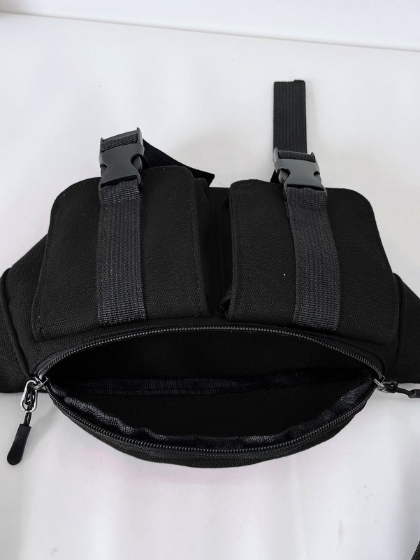 Kids Release Buckle Detail Canvas Sling Bag SHE