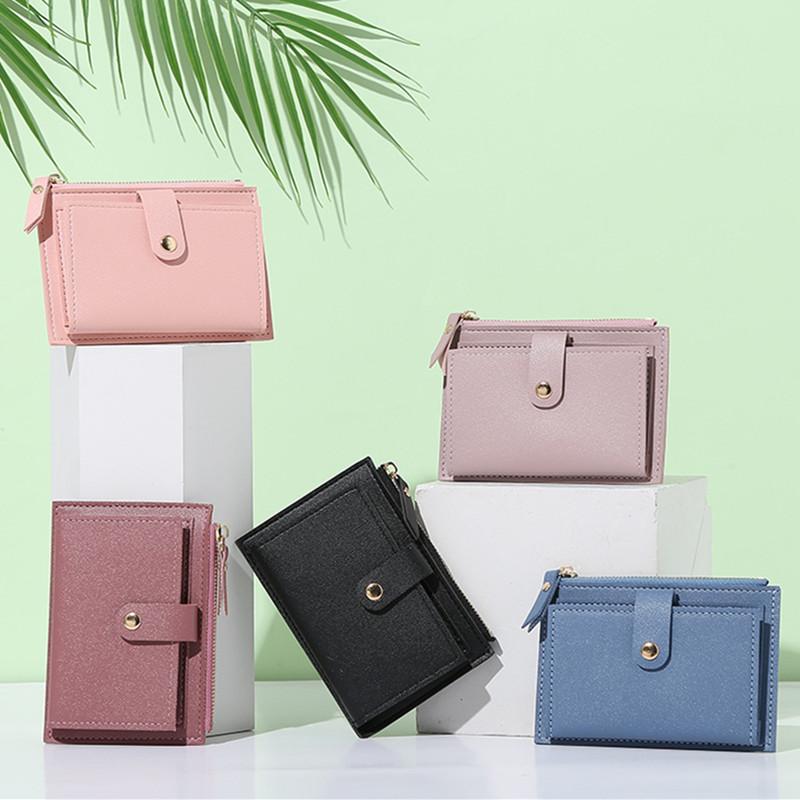 Wallets Women's Wallet Short Women Coin Purse Fashion For Woman Card Holder Small Ladies Female Hasp Mini Clutch GirlWallets, Black
Wallets Women's Wallet Short Women Coin Purse Fashion For Woman Card Holder Small Ladies Female Hasp Mini Clutch GirlWallets, Black