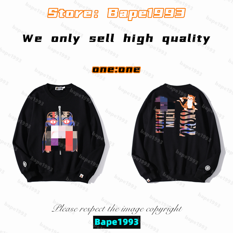 High quality Apes Mens Hoodies & Sweatshirt Japan shark B ape head Galaxy spots luminous camo Male and female couples with the same model designer hoodie 1993 WM1-6, 1 button