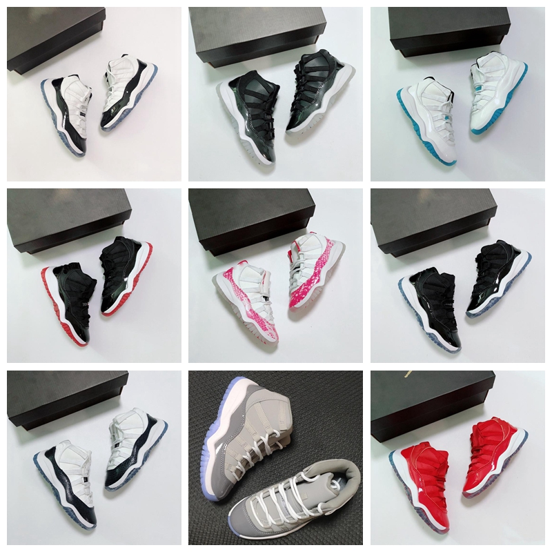 infant designer Kids Shoes TD Cool Grey 11 XI Sneaker Concord Space Jam Metallic Silver Pink Jumpman Snakeskin Bred Legend Blue Children Boys Girls Basketball Shoes, Box
infant designer Kids Shoes TD Cool Grey 11 XI Sneaker Concord Space Jam Metallic Silver Pink Jumpman Snakeskin Bred Legend Blue Children Boys Girls Basketball Shoes, Box