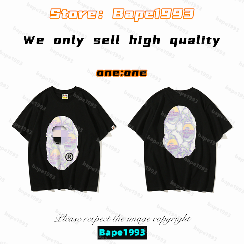 High Quality Apes Mens T-Shirts Japan Shark ape head tshirts Galaxy spots luminous camo printing co-branded same style for men and women New Designer t shirt B1993 T8-8, 1 button
High Quality Apes Mens T-Shirts Japan Shark ape head tshirts Galaxy spots luminous camo printing co-branded same style for men and women New Designer t shirt B1993 T8-8, 1 button