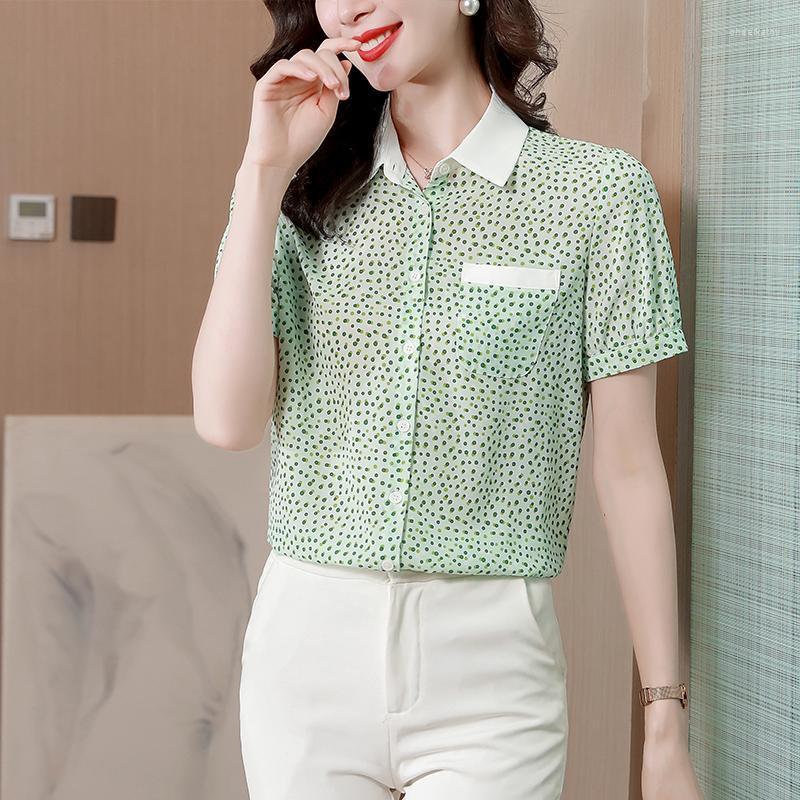 Women' Blouses & Shirts Thin Chiffon Green Office Lady For Women Korean Fashion Clothing -Neck Short Sleeve TopsWomen' Women'sWomen' Chee
Women' Blouses & Shirts Thin Chiffon Green Office Lady For Women Korean Fashion Clothing -Neck Short Sleeve TopsWomen' Women'sWomen' Chee