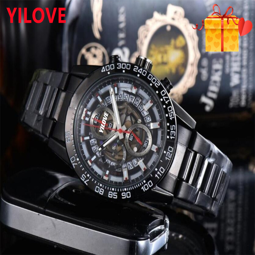 Fashion Mens Quartz Movement Watch 43mm Full Stainless Steel Clock Men Sapphire Glass Waterproof Montre Luminous Layer Hollowed Out Design Wristwatches, As pic
Fashion Mens Quartz Movement Watch 43mm Full Stainless Steel Clock Men Sapphire Glass Waterproof Montre Luminous Layer Hollowed Out Design Wristwatches, As pic