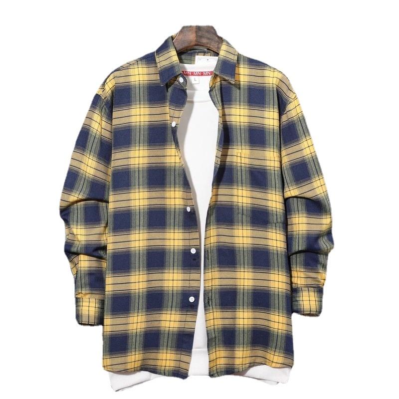 Men's Casual Shirts Spring And Autumn Yellow Red Men's Shirt Loose Korean Long Sleeve Classic Plaid Men ShirtsMen's
Men's Casual Shirts Spring And Autumn Yellow Red Men's Shirt Loose Korean Long Sleeve Classic Plaid Men ShirtsMen's