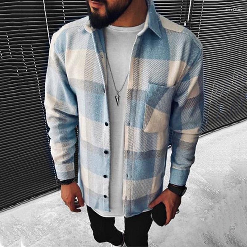 Men's Casual Shirts 2022 Men Spring Fall Top Long Sleeve Male Match Color Button Shirt Sexy Blouse Punk Biker Plaid StreetwearMen's Eldd22, Light-blue
Men's Casual Shirts 2022 Men Spring Fall Top Long Sleeve Male Match Color Button Shirt Sexy Blouse Punk Biker Plaid StreetwearMen's Eldd22, Light-blue