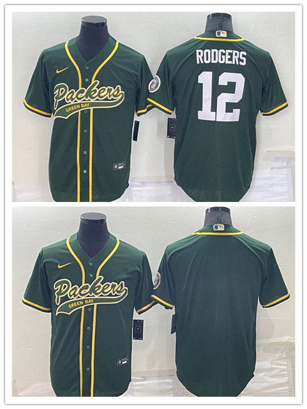 Green Bay''Packers''MEN Aaron Rodgers Green Cool Base Stitched Baseball Football Jersey
Green Bay''Packers''MEN Aaron Rodgers Green Cool Base Stitched Baseball Football Jersey