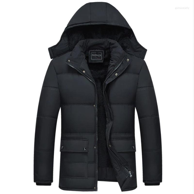 Men's Down & Parkas Winter Jacket Solid Color Long Sleeved Plus Velvet Windbreaker Outwear Keep Warm Male Hooded Guin22, Black
Men's Down & Parkas Winter Jacket Solid Color Long Sleeved Plus Velvet Windbreaker Outwear Keep Warm Male Hooded Guin22, Black