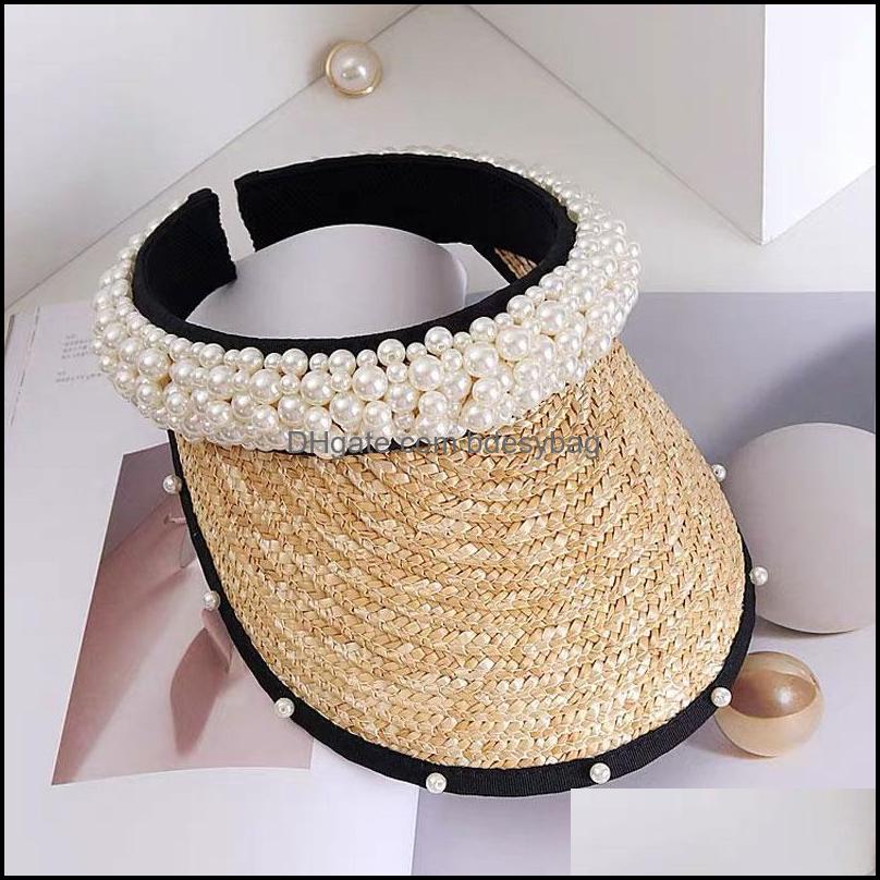 Wide Brim Hats Caps Hats Scarves Gloves Fashion Accessories Summer Pearl Ribbon Handmade St Empty Top Hat Dh4Ad, As show
Wide Brim Hats Caps Hats Scarves Gloves Fashion Accessories Summer Pearl Ribbon Handmade St Empty Top Hat Dh4Ad, As show