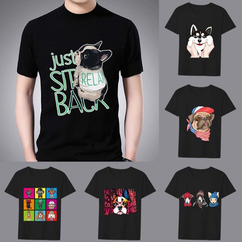 Men' T-Shirts T-shirt Casual Funny Cartoon Shirt Top O-Neck Slim Cute Dog Print Pattern Series Commuter Black Short SleeveMen
Men' T-Shirts T-shirt Casual Funny Cartoon Shirt Top O-Neck Slim Cute Dog Print Pattern Series Commuter Black Short SleeveMen