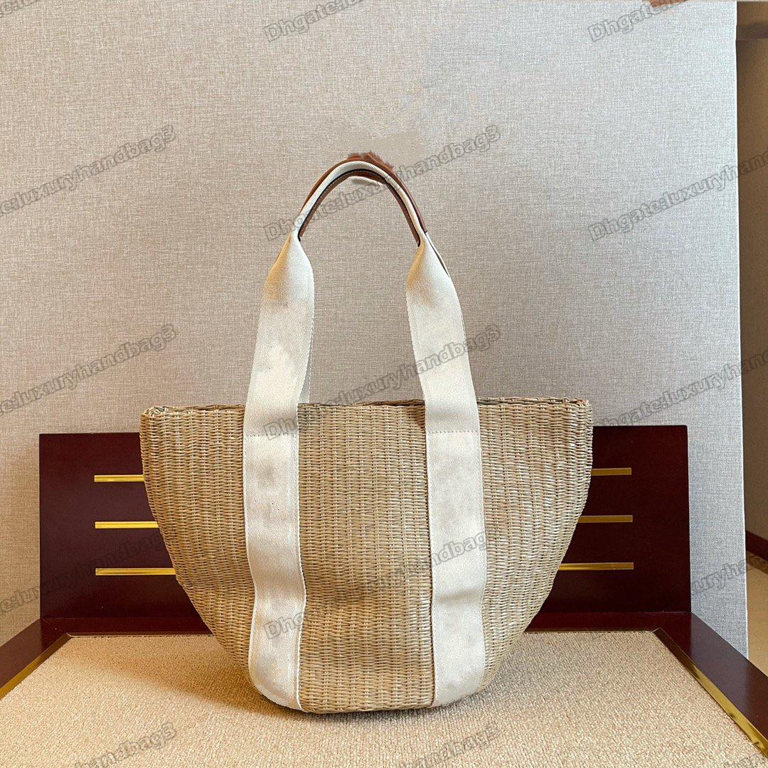 Cloe Classic Tote Straw Shopper Bag Nylon Handle Woven Handbag Designers Luxurys Womens Shoulder Bag, Color 1#
Cloe Classic Tote Straw Shopper Bag Nylon Handle Woven Handbag Designers Luxurys Womens Shoulder Bag, Color 1#