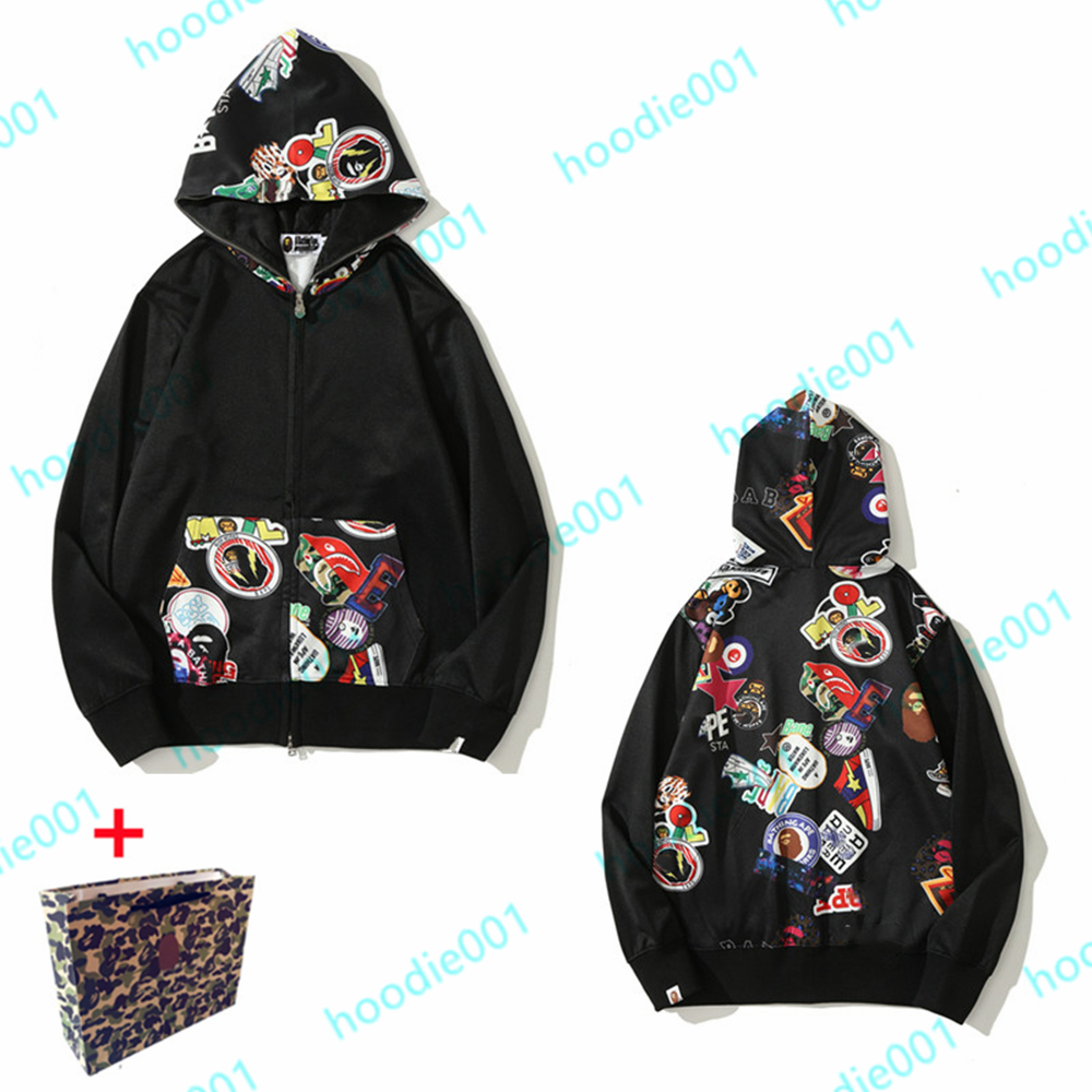High Quality Apes Men's Hoodies & Sweatshirts Japanese Shark ape head Luminous camo Star galaxy Spots Men and women couples with the same 100% Cotton hoodie 2-3, 1 pcs buttons
High Quality Apes Men's Hoodies & Sweatshirts Japanese Shark ape head Luminous camo Star galaxy Spots Men and women couples with the same 100% Cotton hoodie 2-3, 1 pcs buttons