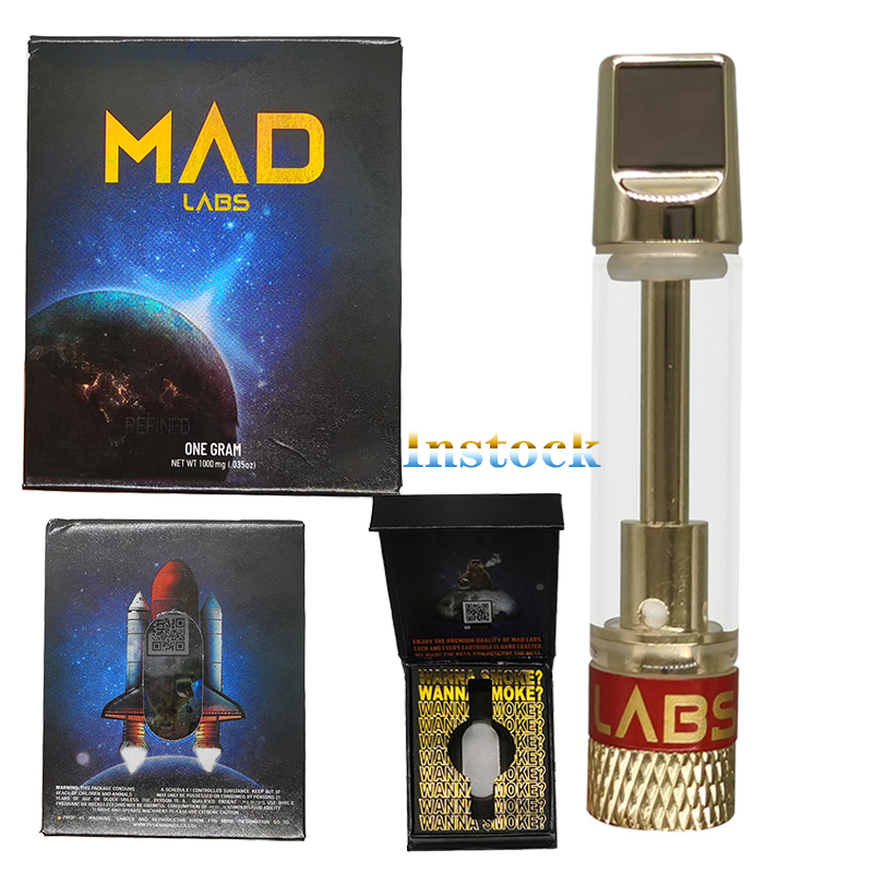Mad Labs Vapes Cartridges Vape Pens Carts Packaging Atomizer 510 Thread Cart Gold Tips Ceramic 0.8 ml Vaporizer Disposable E cigarettes Thick OiL Kits Good Quality
Mad Labs Vapes Cartridges Vape Pens Carts Packaging Atomizer 510 Thread Cart Gold Tips Ceramic 0.8 ml Vaporizer Disposable E cigarettes Thick OiL Kits Good Quality