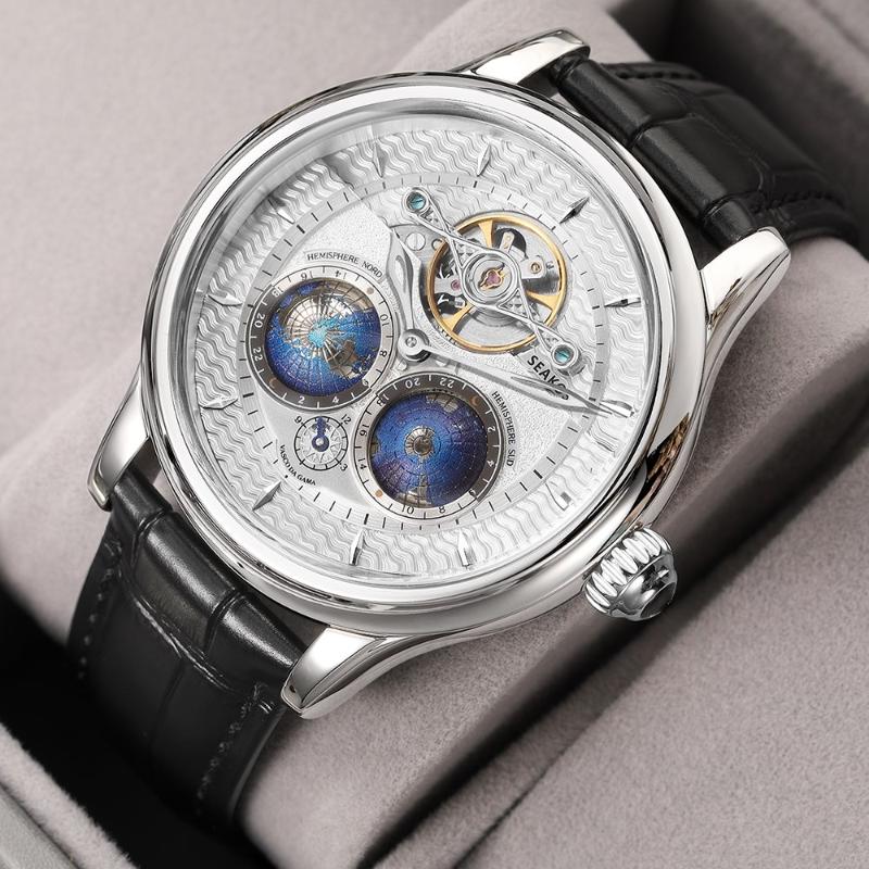 Wristwatches 46mm 3D Dual Earth Auto-Rotation Mechanical Watches Mens Top SEAKOSS Male 50m Waterproof Clock 2022WristwatchesWristwatches, Fff
Wristwatches 46mm 3D Dual Earth Auto-Rotation Mechanical Watches Mens Top SEAKOSS Male 50m Waterproof Clock 2022WristwatchesWristwatches, Fff