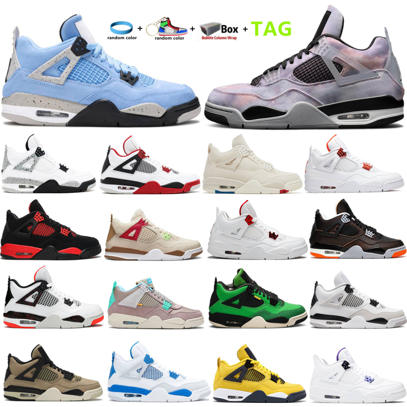 2022 IV 4 4S Cement White Basketball Shoes Men Women Metallic Nior Infrared Cool Grey University Blue Bred Sail Blank Canvas Midnight Navy Sneakers Trainers, Box
2022 IV 4 4S Cement White Basketball Shoes Men Women Metallic Nior Infrared Cool Grey University Blue Bred Sail Blank Canvas Midnight Navy Sneakers Trainers, Box