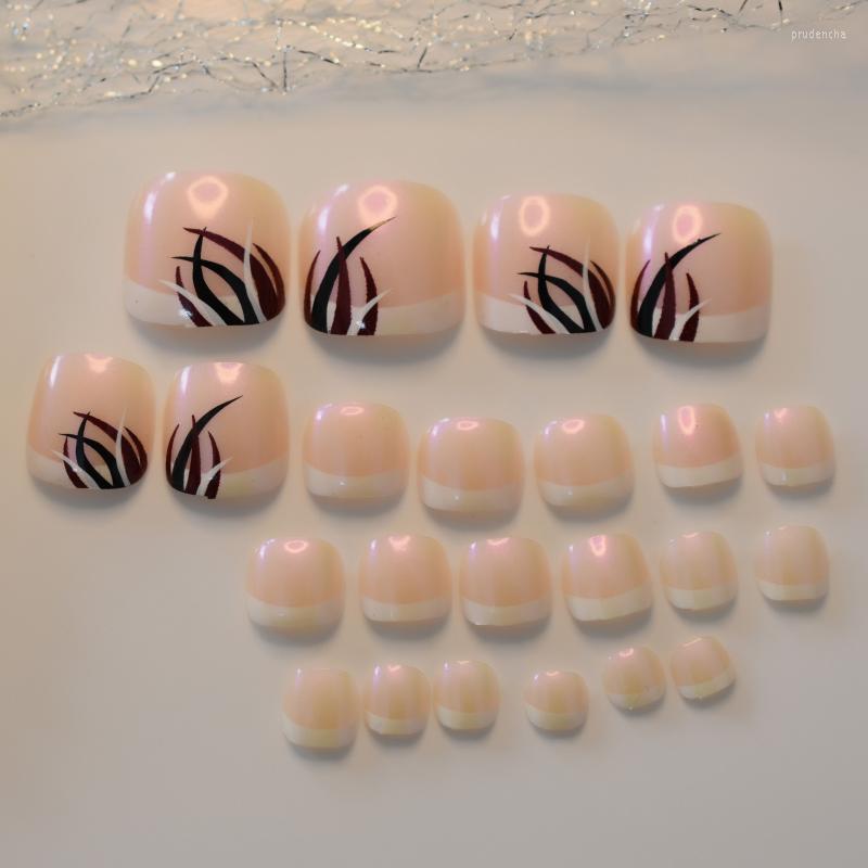 False Nails Press On Toenails Natural French Tip Acrylic Toe Short Round Faux Ongles Pieds Artificial Full Cover Foot Nail Prud22, L1013
False Nails Press On Toenails Natural French Tip Acrylic Toe Short Round Faux Ongles Pieds Artificial Full Cover Foot Nail Prud22, L1013