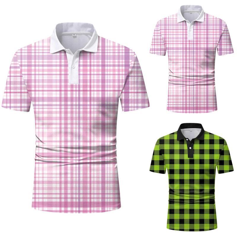 Men's Polos Men Casual Summer Short Sleeve Turndown Neck Shirt Plaid Printed Top Blouse Purple Cotton Pack Turtlenecks MenMen's, Green
Men's Polos Men Casual Summer Short Sleeve Turndown Neck Shirt Plaid Printed Top Blouse Purple Cotton Pack Turtlenecks MenMen's, Green