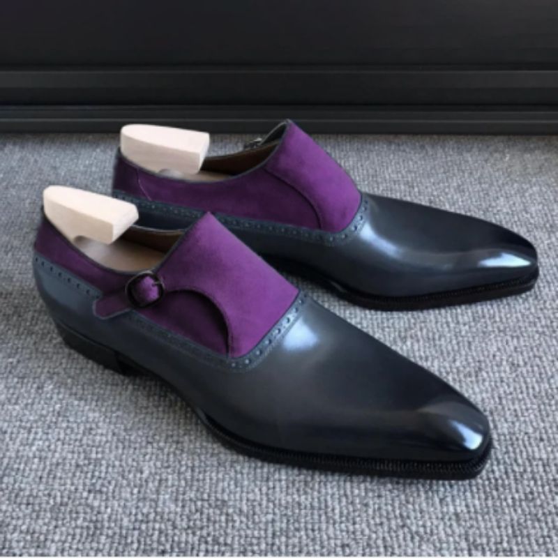 Monk Shoes Men PU Stitching Faux Suede Low-heeled Casual Fashion Buckle Simple and Comfortable All-match Everyday Business Formal Shoes DP379, Clear
Monk Shoes Men PU Stitching Faux Suede Low-heeled Casual Fashion Buckle Simple and Comfortable All-match Everyday Business Formal Shoes DP379, Clear