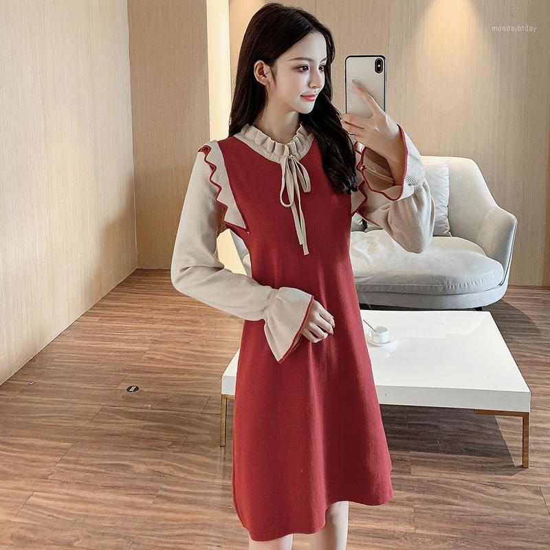 Casual Dresses Women One Piece Korea Dress Winter Autumn 2022 Preppy Style Office Lady Knitting Full Sleeve Patchwork Solid Black
Casual Dresses Women One Piece Korea Dress Winter Autumn 2022 Preppy Style Office Lady Knitting Full Sleeve Patchwork Solid Black