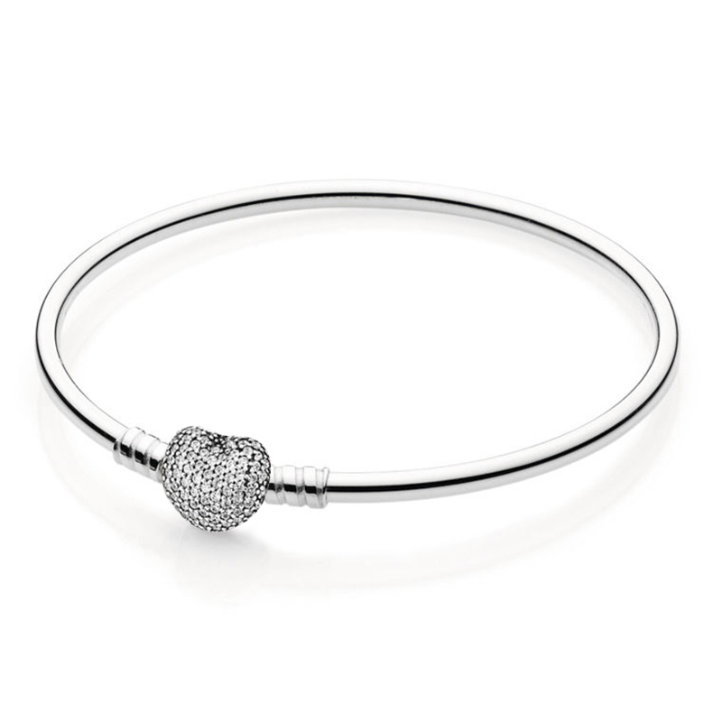 New Popular High Quality 925 Sterling Silver Forever Love Charm Bracelet For Women S925 Snake DIY Beads Beautiful Bracelet Jewelry Special Offer
