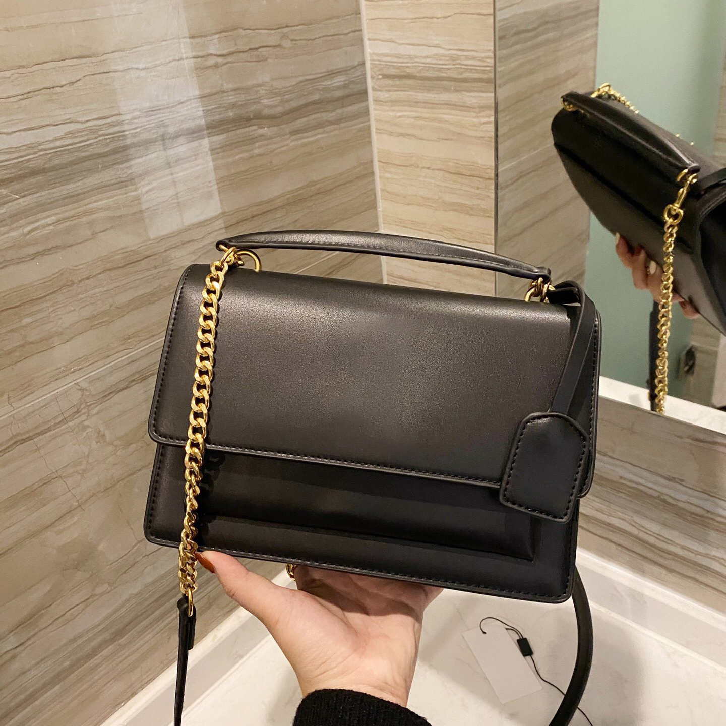 Shoulder Luxury color Designer bags sunset women bag Classic latest chain handbag Toothpick pattern leather womens Cross body handbags