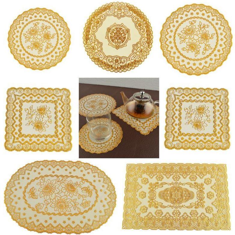 Mats & Pads 6pcs/12pcs PVC Placemat Household Tableware Decoration Custom Table Wedding Mat Tea Insulation Non-Slip Cup
Mats & Pads 6pcs/12pcs PVC Placemat Household Tableware Decoration Custom Table Wedding Mat Tea Insulation Non-Slip Cup