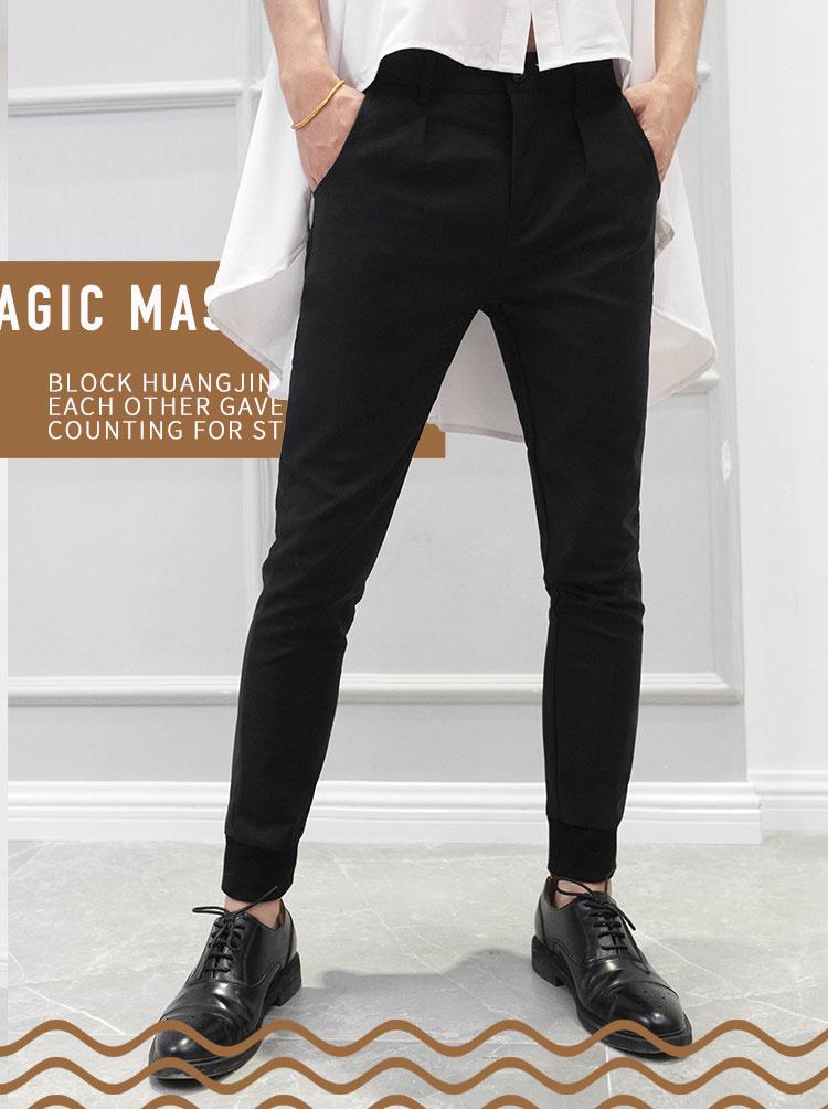 Men's Pants 2022 Autumn Trendy Black Slim Leggings Collection Personality Versatile Korean
Men's Pants 2022 Autumn Trendy Black Slim Leggings Collection Personality Versatile Korean