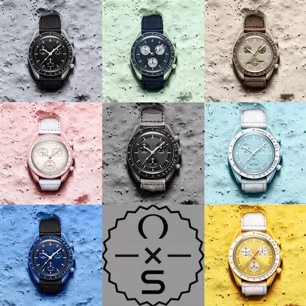 Bioceramic Mens Moonswatch Quartz Chronograph Watches Mission To Mercury 42mm Nylon Luxury Neptune Wristwatches WITH BOX, Watch box
Bioceramic Mens Moonswatch Quartz Chronograph Watches Mission To Mercury 42mm Nylon Luxury Neptune Wristwatches WITH BOX, Watch box