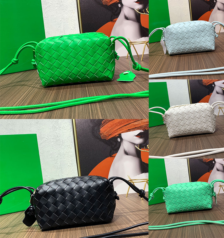 top Quality Designer crossbody bag Mini Loop green Handmade Woven Genuine Leather Square Camera Weave Shoulder tote Bags Luxury handbag purse, Customize
top Quality Designer crossbody bag Mini Loop green Handmade Woven Genuine Leather Square Camera Weave Shoulder tote Bags Luxury handbag purse, Customize