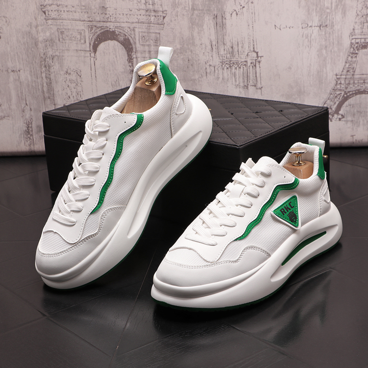 Luxury Designers Dress Wedding Party Shoes Spring Fashion Mesh Breathable Sports Casual Sneakers Round Toe Thick Bottom Business Leisure Walking Loafers N237, White green
Luxury Designers Dress Wedding Party Shoes Spring Fashion Mesh Breathable Sports Casual Sneakers Round Toe Thick Bottom Business Leisure Walking Loafers N237, White green