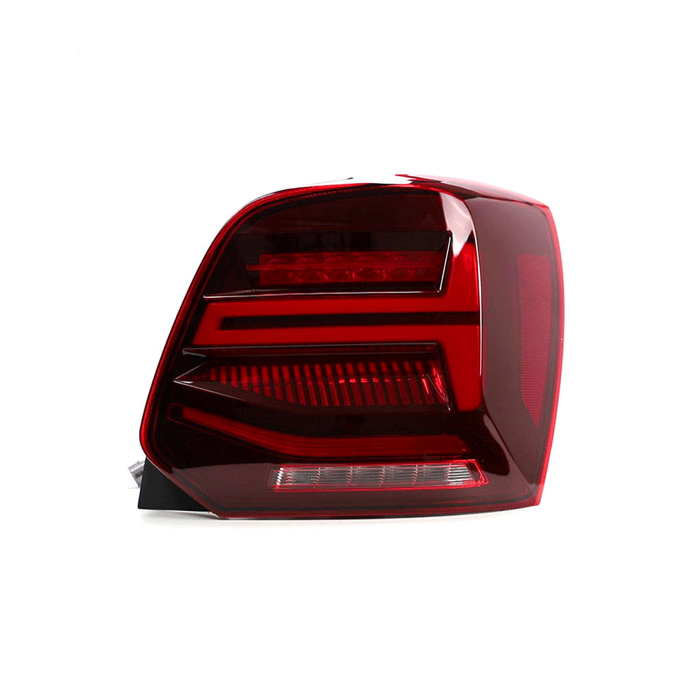 Car Taillights Red/Black Daytime Running Lights For VW Vento POLO Turn Signal Dynamic LED Tail Lamp Assembly