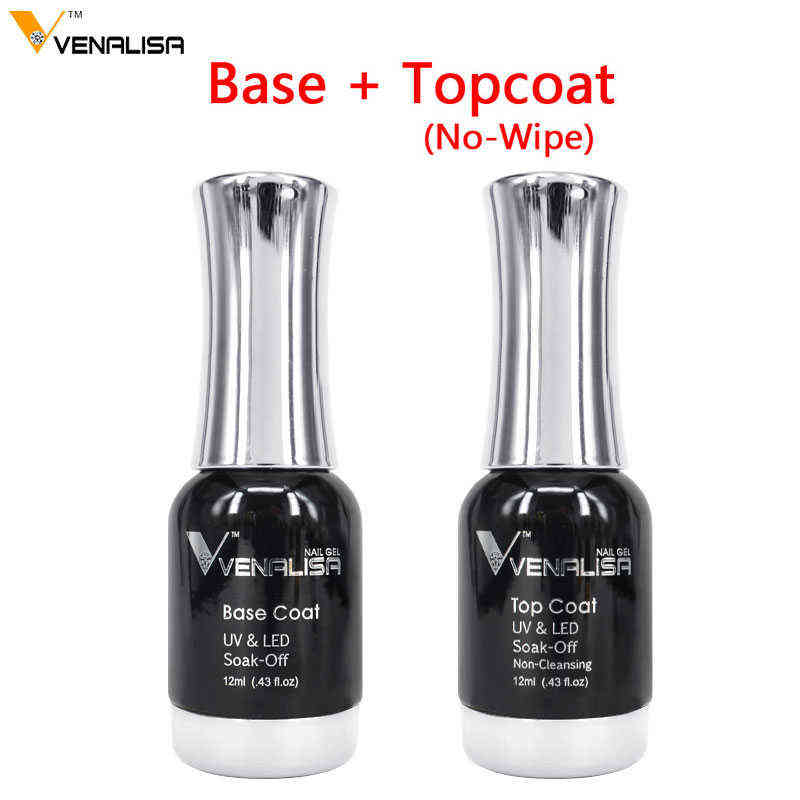 NXY Nail Gel 2pcs Set 12ml No Acid Base Coat Kit Anti Yellowing Wipe Top Long Lasting Art Manicure 0328