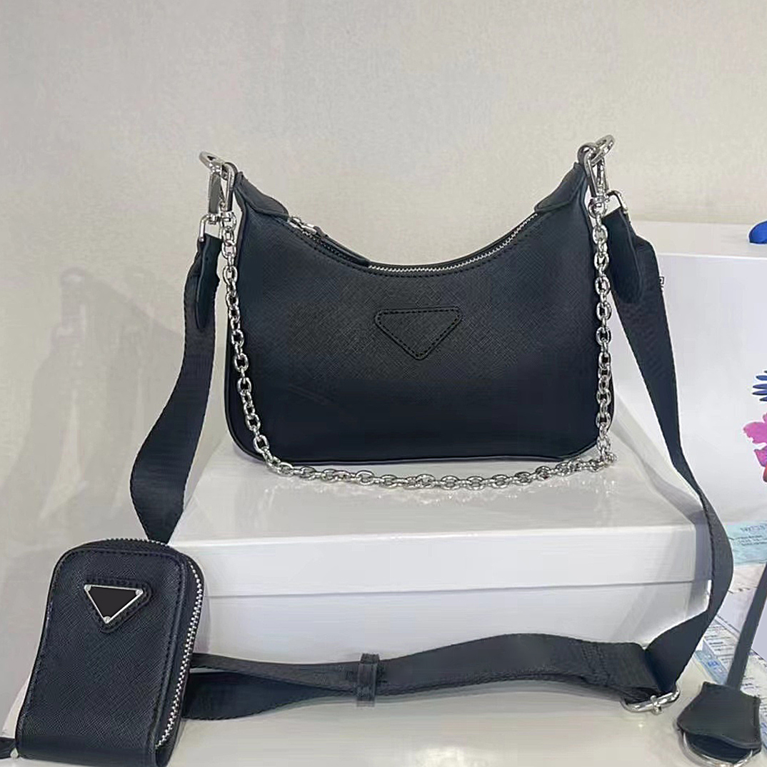 women designers bags fashion shoulder handbag removable zip leather underarm bag lady wallet metal chain shoulder strap versatile 4 colors style very good, Black
women designers bags fashion shoulder handbag removable zip leather underarm bag lady wallet metal chain shoulder strap versatile 4 colors style very good, Black