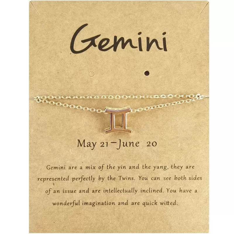 Multilayer 12 Constellation Zodiac Anklet Gold Silver Summber Beach Letter Foot Chain for Women Ladies Astrological Anklet Jewelry