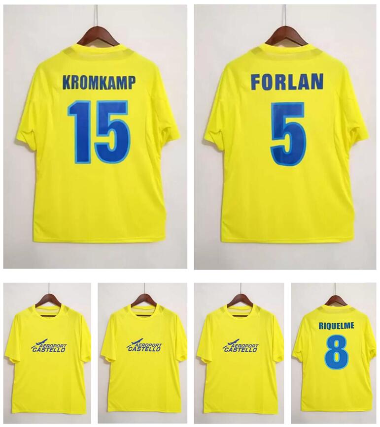 2005 2006 Camiseta Retro Villarreal Soccer Jerseys 05 06 Home KROMKAMP CAZORLA ROMAN FORLAN CARZOLA Football Shirt Jersey
2005 2006 Camiseta Retro Villarreal Soccer Jerseys 05 06 Home KROMKAMP CAZORLA ROMAN FORLAN CARZOLA Football Shirt Jersey