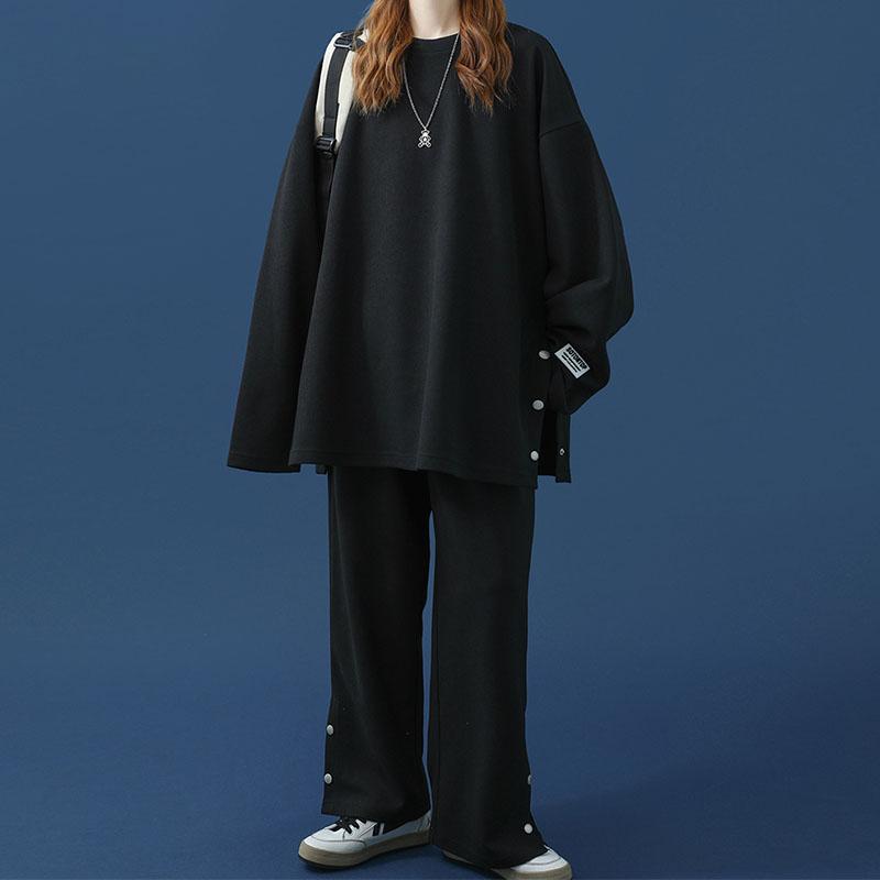 Women's Two Piece Pants LEGIBLE Spring Sets Women Casual Pieces Long Sleeve T Shirts And Solid Outfits Tracksuit Woman, Gray
Women's Two Piece Pants LEGIBLE Spring Sets Women Casual Pieces Long Sleeve T Shirts And Solid Outfits Tracksuit Woman, Gray