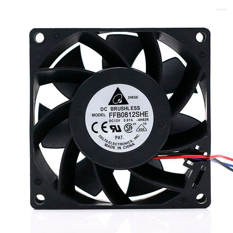 

Fans & Coolings 12V 0.87A 8cm 80mm 8038 Dual Ball Bearing Cooling Fan Powerful High Speed For Delta 80 38mmFans